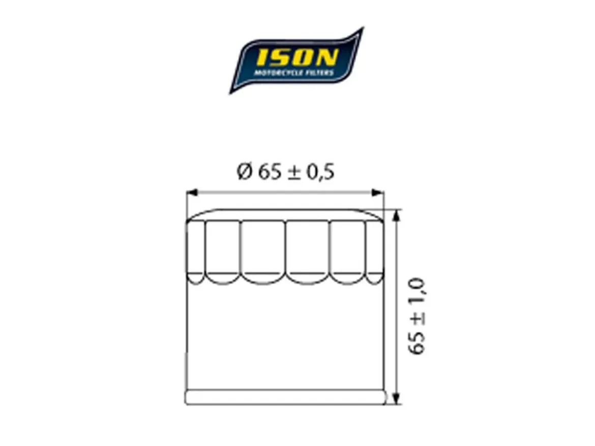 FILTRO OLIO MOTORE ISON YAMAHA XTZ 700 TENERE 2019-2021