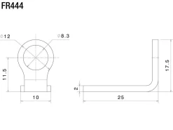 FR444B KIT MONTAGGIO RIZOMA PER INDICATORI DI DIREZIONE LIGHT UNIT UNIVERSALE