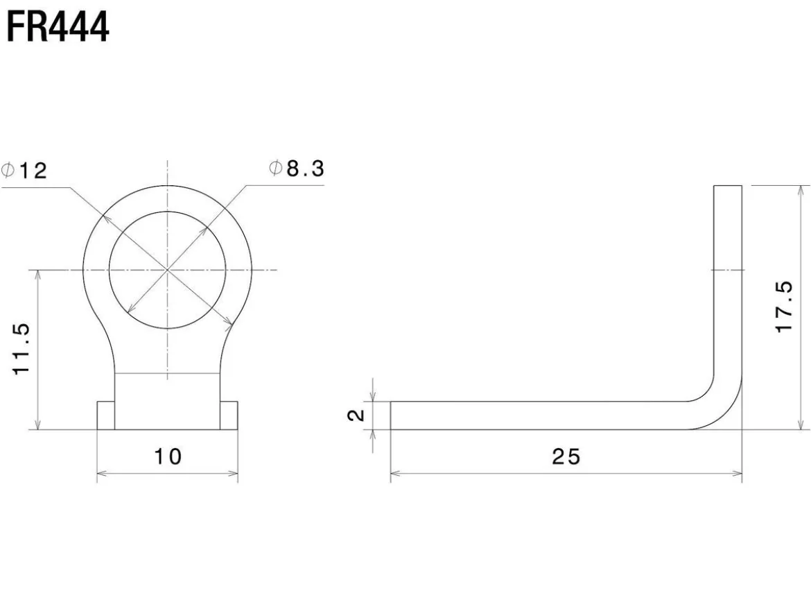 FR444B KIT MONTAGGIO RIZOMA PER INDICATORI DI DIREZIONE LIGHT UNIT UNIVERSALE