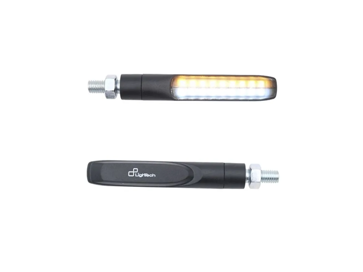 FRECCE + LUCE BIANCA ANTERIORE E8 LIGHTECH KAWASAKI Z 900 2017-2025