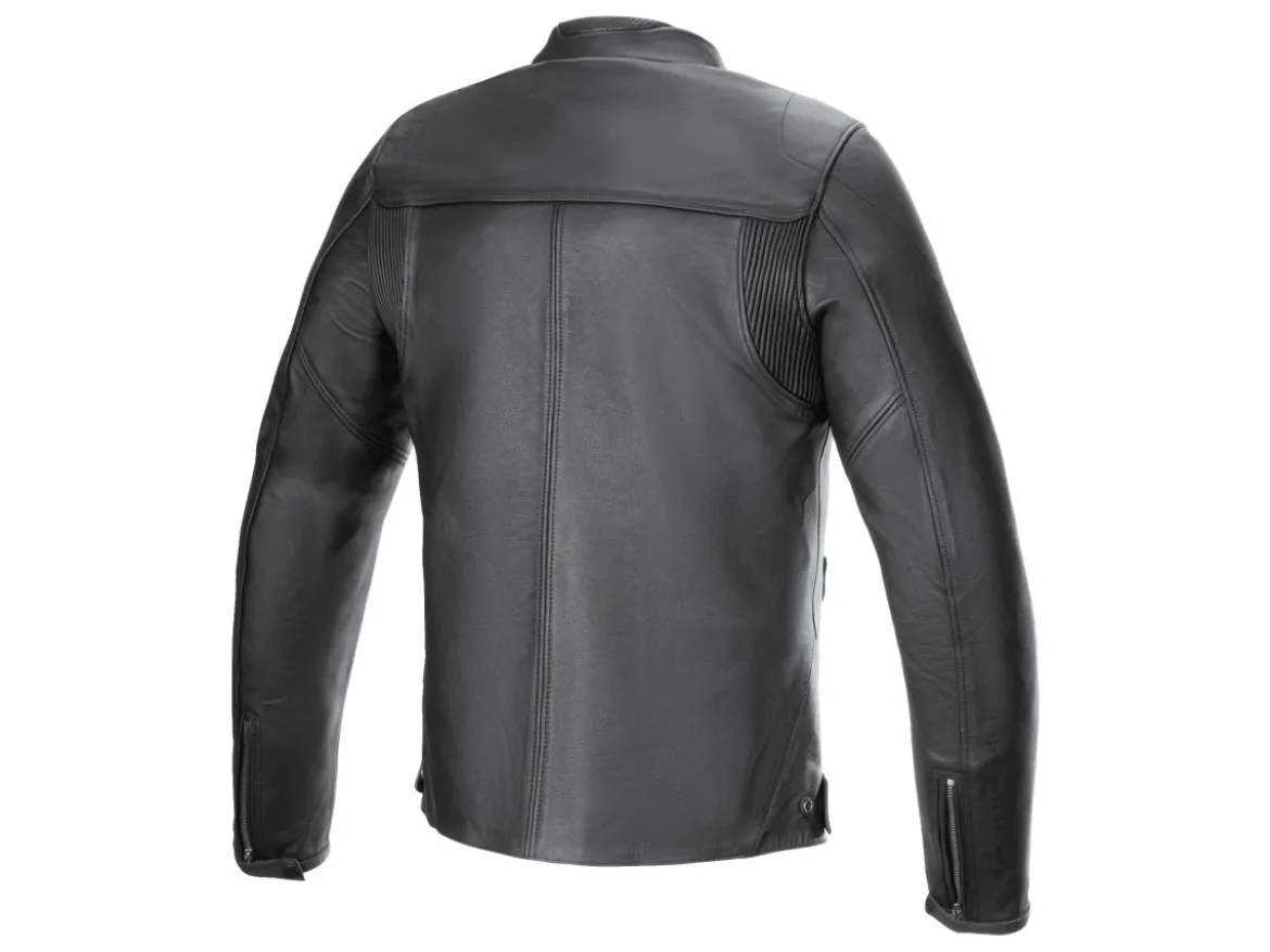 GIACCA IN PELLE BLACKTRACK ALPINESTARS