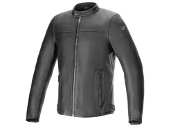 GIACCA IN PELLE BLACKTRACK ALPINESTARS