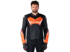 GIACCA IN PELLE FASTER V3 AIRFLOW ALPINESTARS