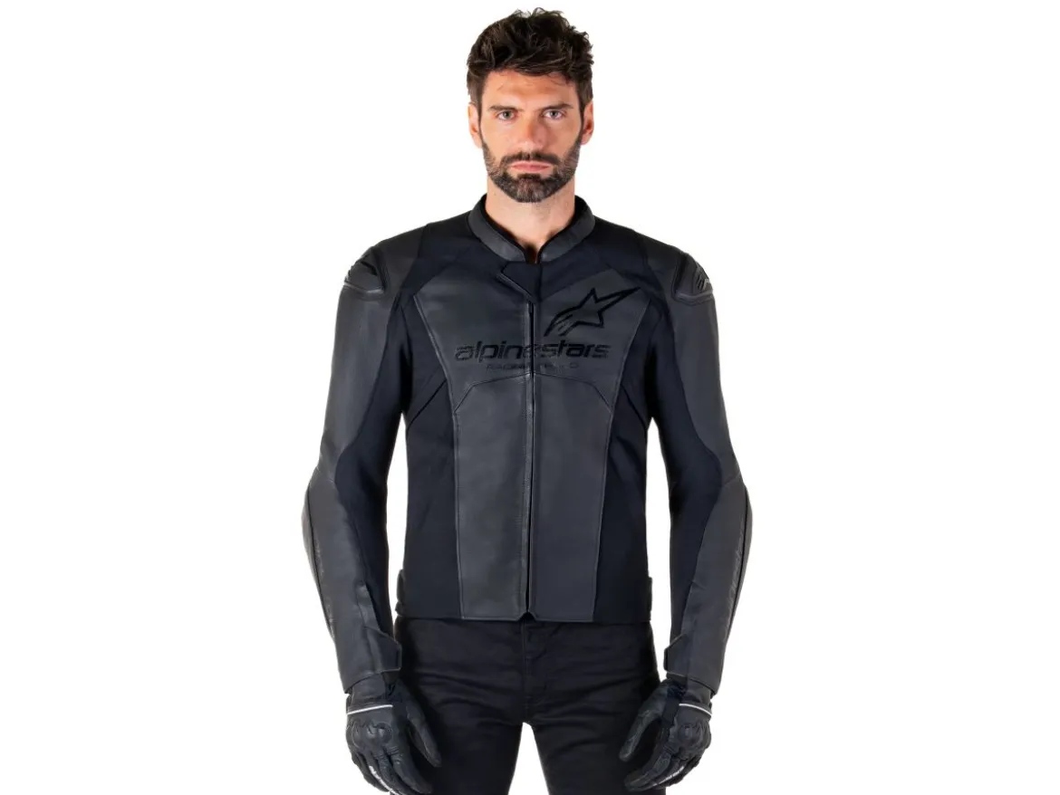 GIACCA IN PELLE FASTER V3 ALPINESTARS