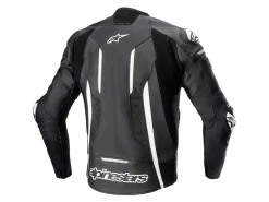 GIACCA PELLE FUSION ALPINESTARS NERO / BIANCO
