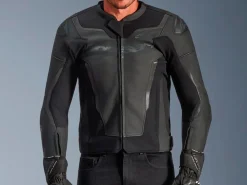 GIACCA PELLE GP FORCE V2 ALPINESTARS NERO / NERO