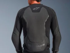 GIACCA PELLE GP FORCE V2 ALPINESTARS NERO / NERO
