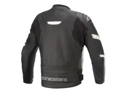 GIACCA PELLE SPORT FASTER V2 AIRFLOW ALPINESTARS NERO / BIANCO
