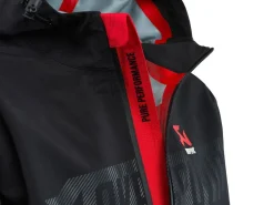 GIACCA PIOGGIA UOMO CON ZIP UFFICIALE AKRAPOVIC LINEA CORPO