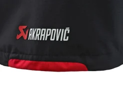 GIACCA PIOGGIA UOMO CON ZIP UFFICIALE AKRAPOVIC LINEA CORPO