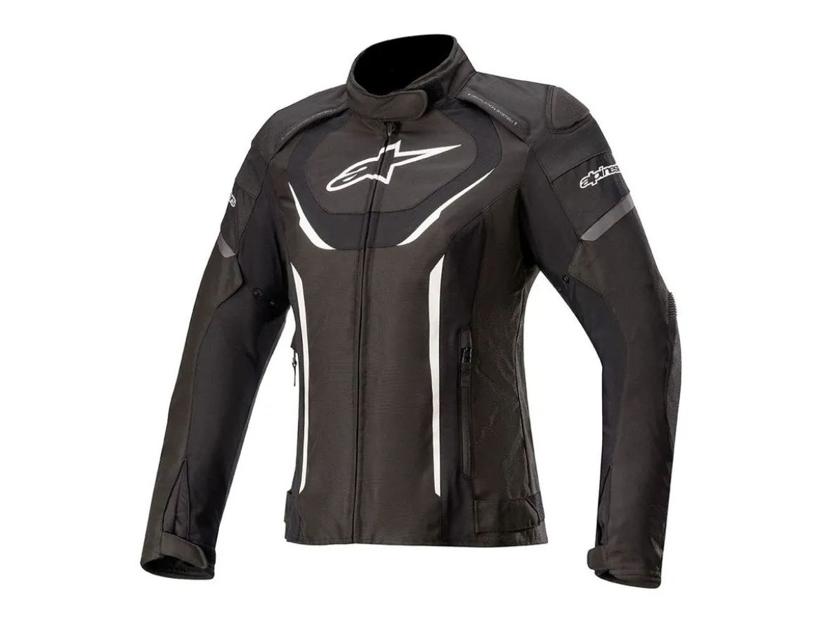GIACCA STELLA T-JAWS V3 IMPERMEABILE ALPINESTARS NERO / BIANCO DONNA