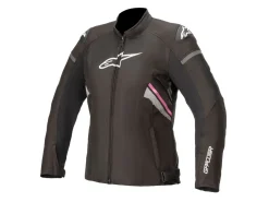 GIACCA T-GP PLUS R V3 ALPINESTARS NERO / ROSA DONNA