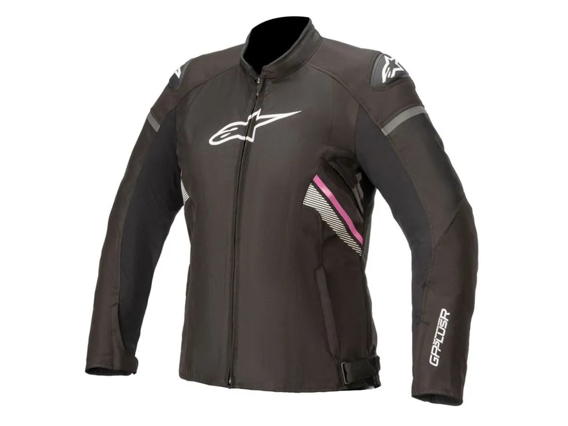 GIACCA T-GP PLUS R V3 ALPINESTARS NERO / ROSA DONNA