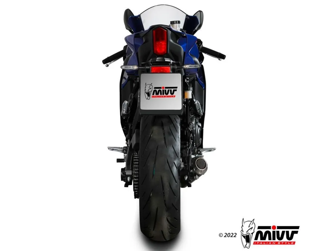 IMPIANTO COMPLETO MIVV MK3 CARBONIO YAMAHA R7 2022-2024
