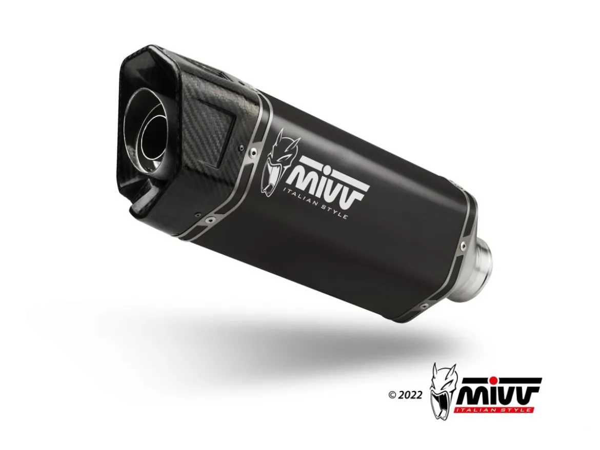 IMPIANTO COMPLETO SR-1 MIVV INOX NERO SUZUKI GSX-8S 2022-2024
