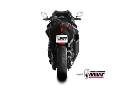 IMPIANTO COMPLETO SR-1 MIVV INOX NERO YAMAHA T-MAX 560 2022-2024