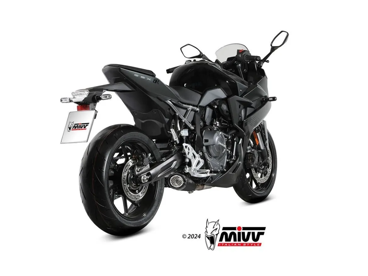 IMPIANTO COMPLETO X-M5 MIVV INOX NERO SUZUKI GSX-8R 2024