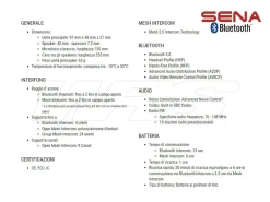 INTERFONO BLUETOOTH SENA 50R 5 COMANDI VOCALI 8 LINGUE + MESH 2.0 DOPPIO