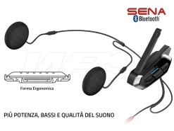 INTERFONO BLUETOOTH SENA 50R 5 COMANDI VOCALI 8 LINGUE + MESH 2.0 DOPPIO