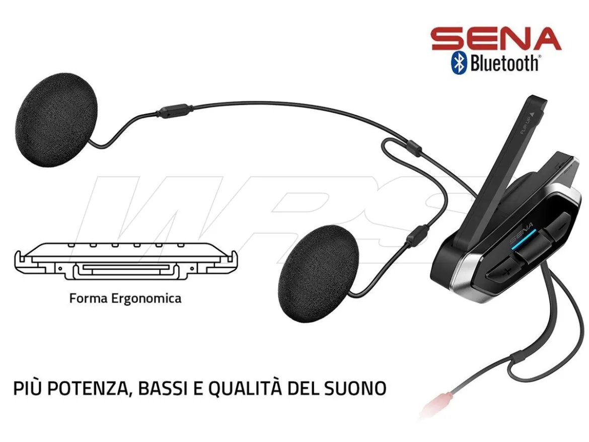 INTERFONO BLUETOOTH SENA 50R 5 COMANDI VOCALI 8 LINGUE + MESH 2.0 DOPPIO