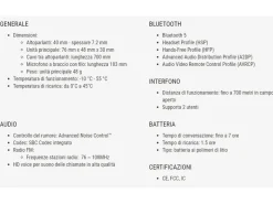 INTERFONO BLUETOOTH 5.0 SENA 5S SINGOLO COMANDI VOCALI 8 LINGUE