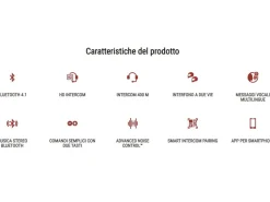 INTERFONO BLUETOOTH SINGOLO SENA 3S PLUS UNIVERSAL PER CASCHI MODULARI/INTEGRALI