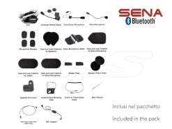 INTERFONO DOPPIO BLUETOOTH SENA 50S 5 COMANDI VOCALI 8 LINGUE + MESH 2.0