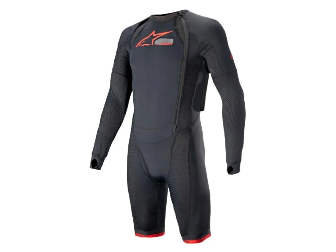 INTIMO CORTO TECH-AIR® NERO/ROSSO ALPINESTARS