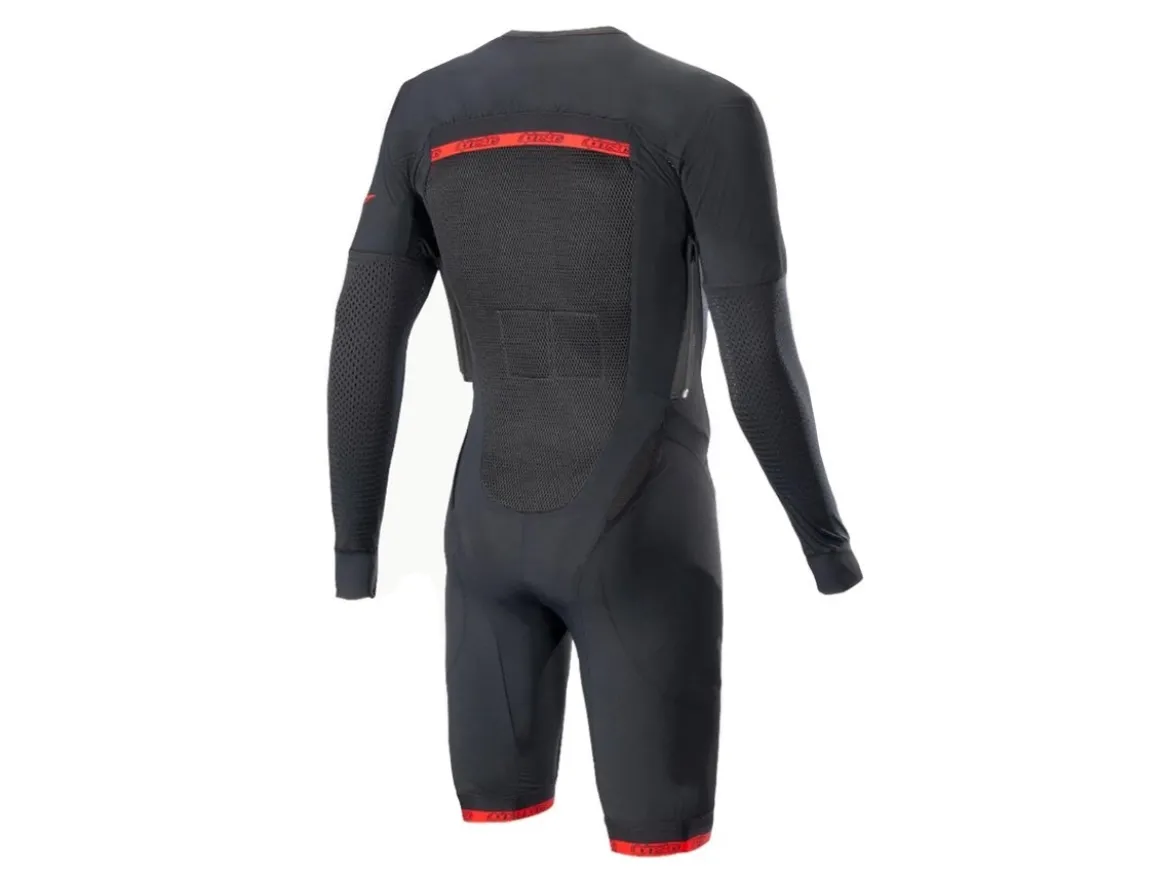 INTIMO CORTO TECH-AIR® NERO/ROSSO ALPINESTARS