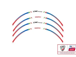 KIT ADESIVI RUOTA 17 POLLICI PRAMAC CNC RACING DUCATI SCRAMBLER 800 CLASSIC 2015-18