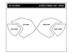 KIT ADESIVI SERBATOIO STOMPGRIP VOLCANO YAMAHA MT-09 2014-2022
