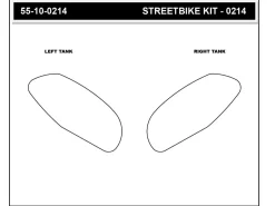 KIT ADESIVI SERBATOIO STOMPGRIP VOLCANO YAMAHA YZF-R6 2006-07
