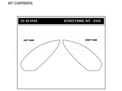 KIT ADESIVI SERBATOIO STOMPGRIP VOLCANO BMW S 1000 R / RR 2020-2025