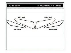 KIT ADESIVI SERBATOIO STOMPGRIP VOLCANO BMW HP4 2013-2014