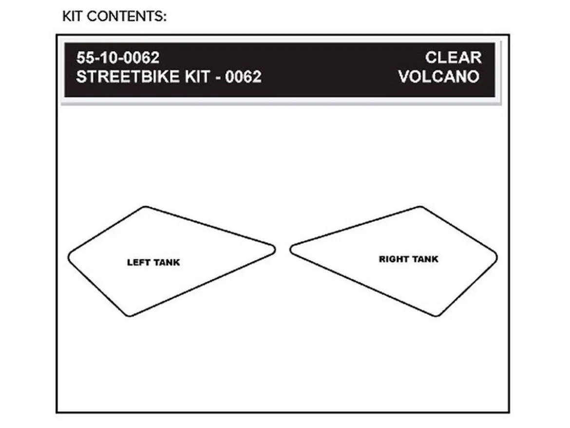 KIT ADESIVI SERBATOIO STOMPGRIP VOLCANO KTM 200 DUKE 2012-15