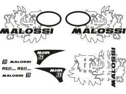KIT ADESIVI TROFEO VESPA MALOSSI VESPA SPRINT IGET 125 IE 4T EURO 4 2016-2020 (MA13M)