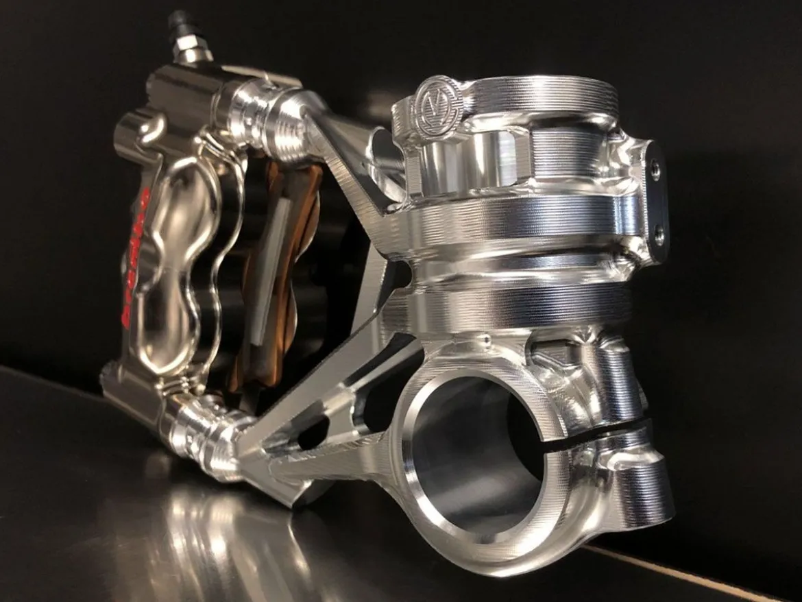 KIT ATTACCHI SBK MOTOCORSE PER FORCELLE OHLINS 108MM DUCATI PANIGALE V2 2020-2022