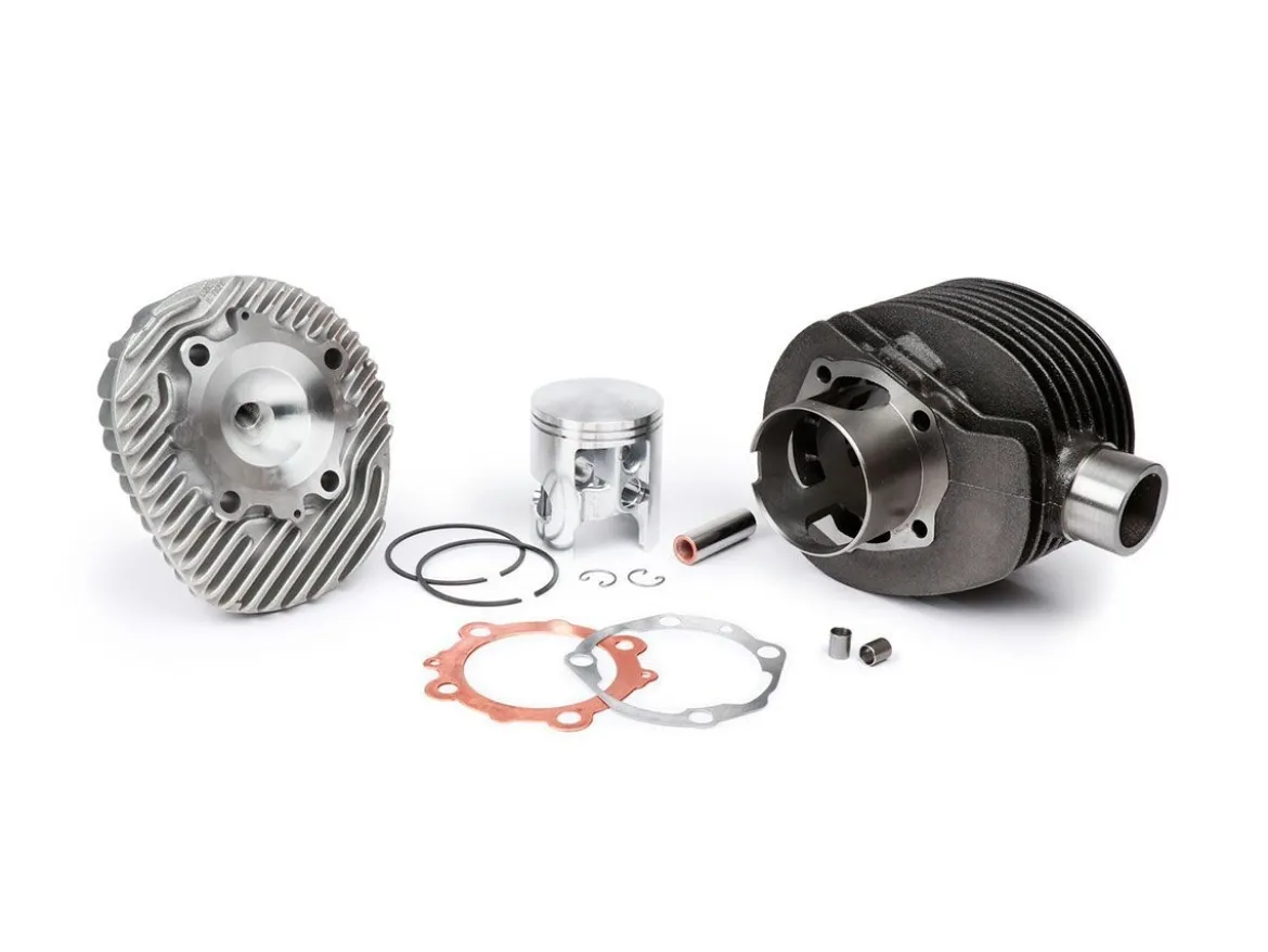 KIT CILINDRO POLINI ALLUMINIO D86.5 CON TESTA VESPA 200 PE / PX