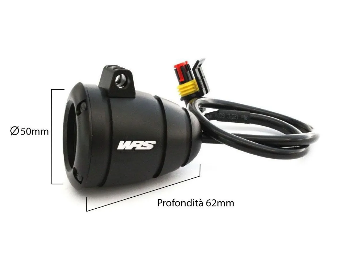 KIT FARI FARETTI LATERALI LED WRS NERO UNIVERSALI