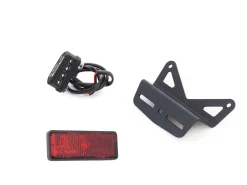 KIT LUCE TARGA + SUPPORTO + CATADIOTTRO EVOTECH KAWASAKI ZX 10R 2004-2022