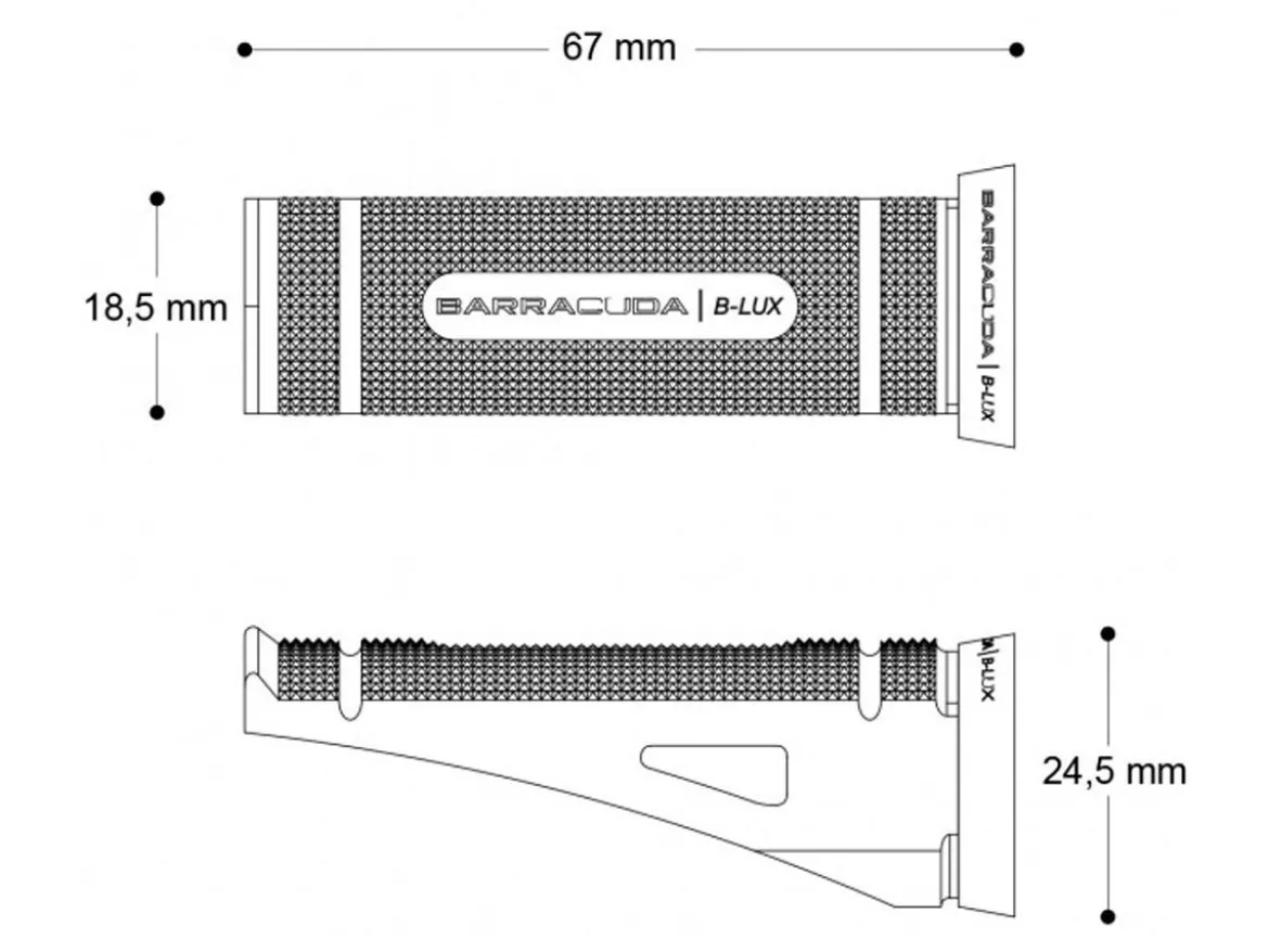 KIT PEDANE RACING BARRACUDA UNIVERSALI