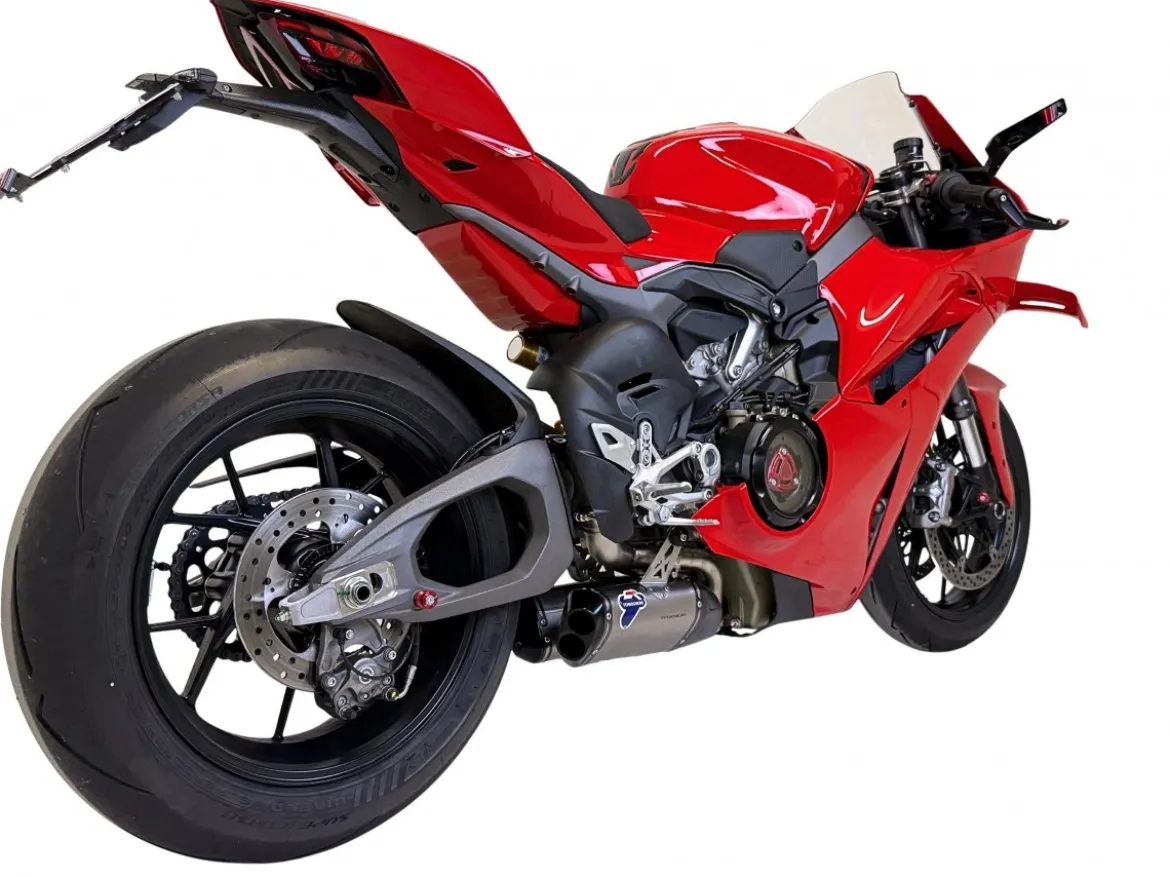 KIT SILENZIATORI SOTTOPANCIA TITANIO + UPMAP TERMIGNONI DUCATI PANIGALE V4 / S 2025