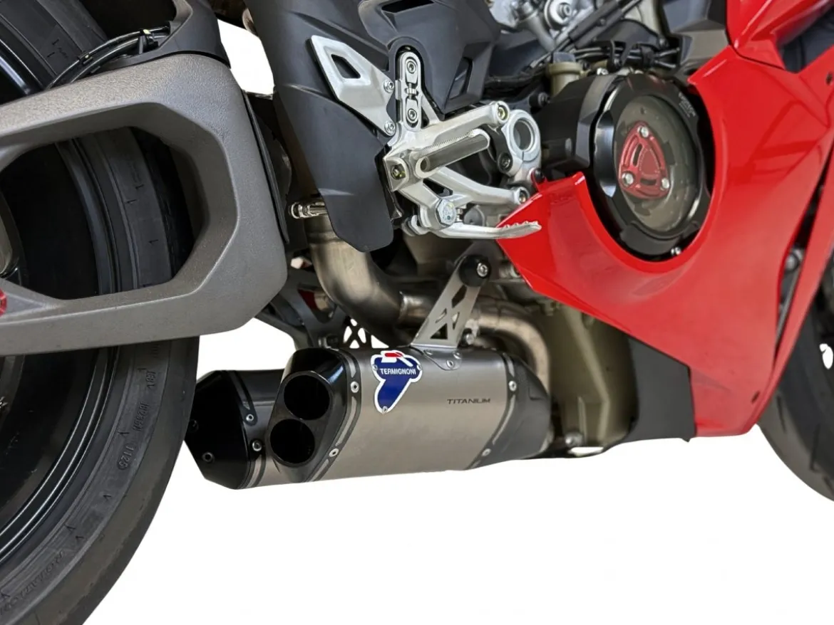 KIT SILENZIATORI SOTTOPANCIA TITANIO + UPMAP TERMIGNONI DUCATI PANIGALE V4 / S 2025