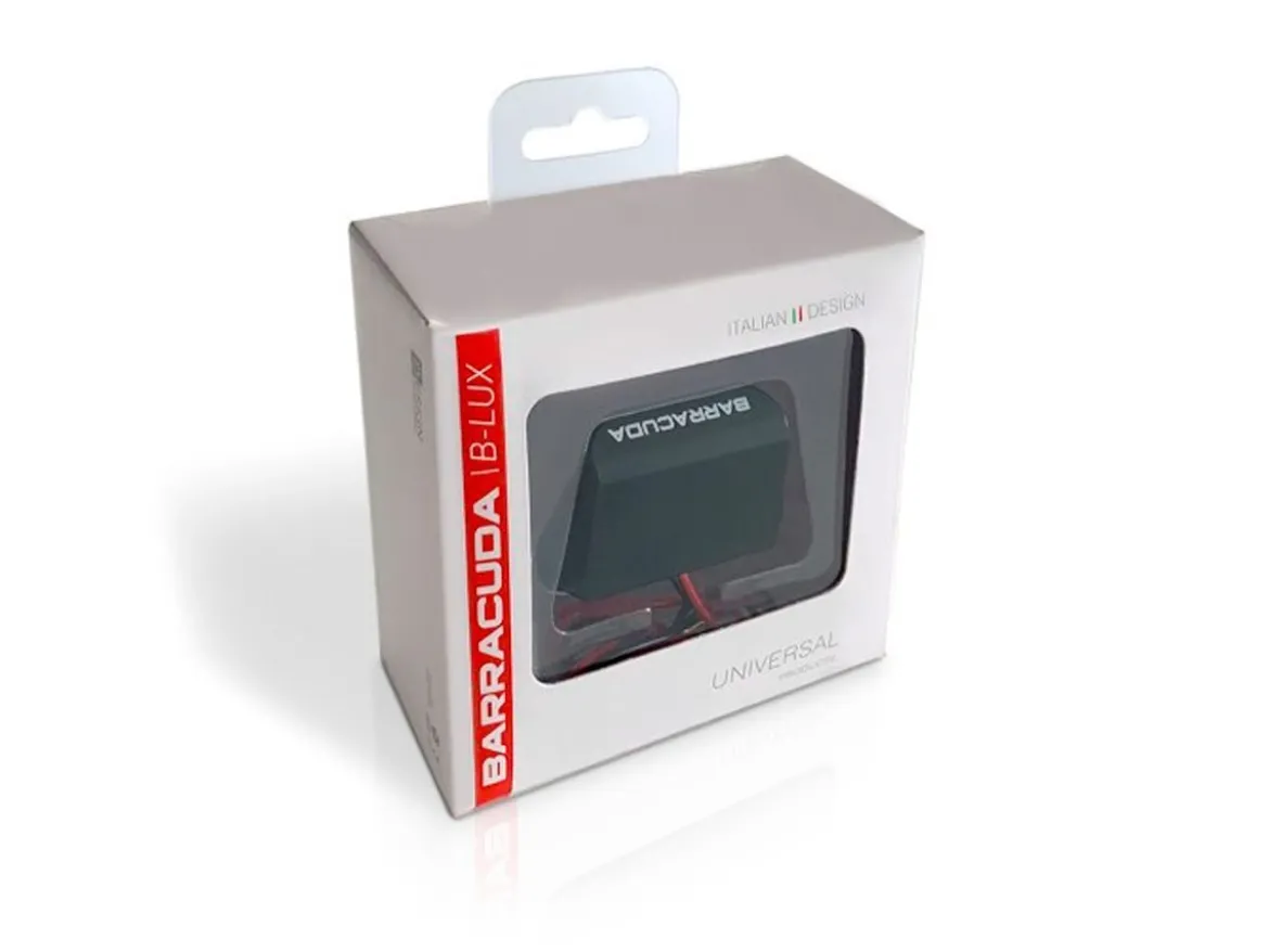 LUCE LED TARGA ALLUMINIO BARRACUDA OMOLOGATA