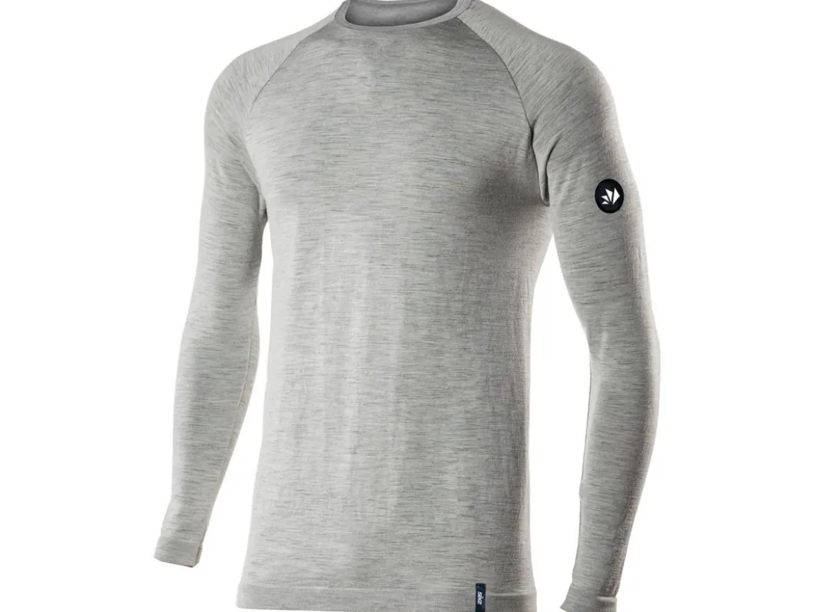 MAGLIA A MANICHE LUNGHE IN LANA MERINO SIX2
