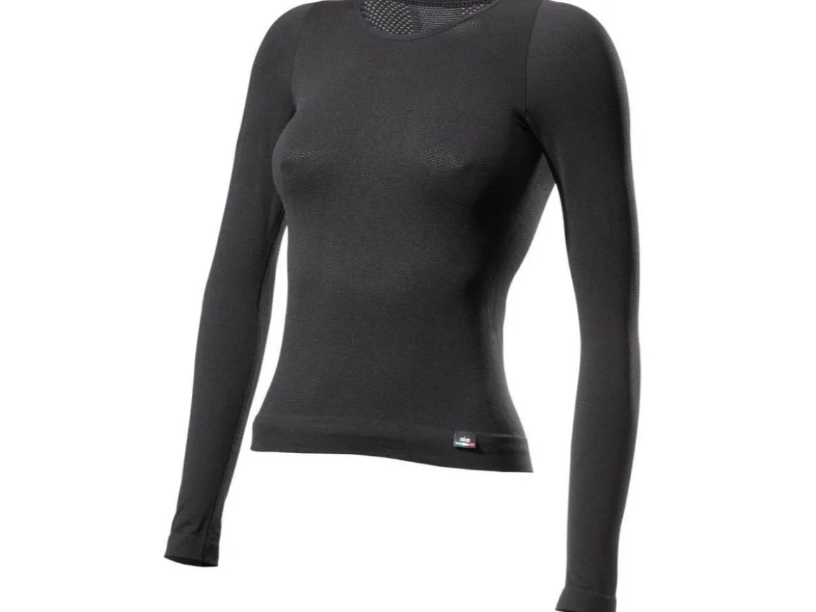 MAGLIA DONNA A MANICHE LUNGHE 4 STAGIONI SIX2