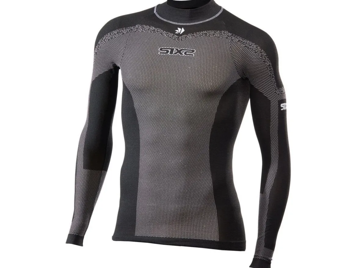 MAGLIA LEGGERA A MANICHE LUNGHE CON LUPETTO SIX2