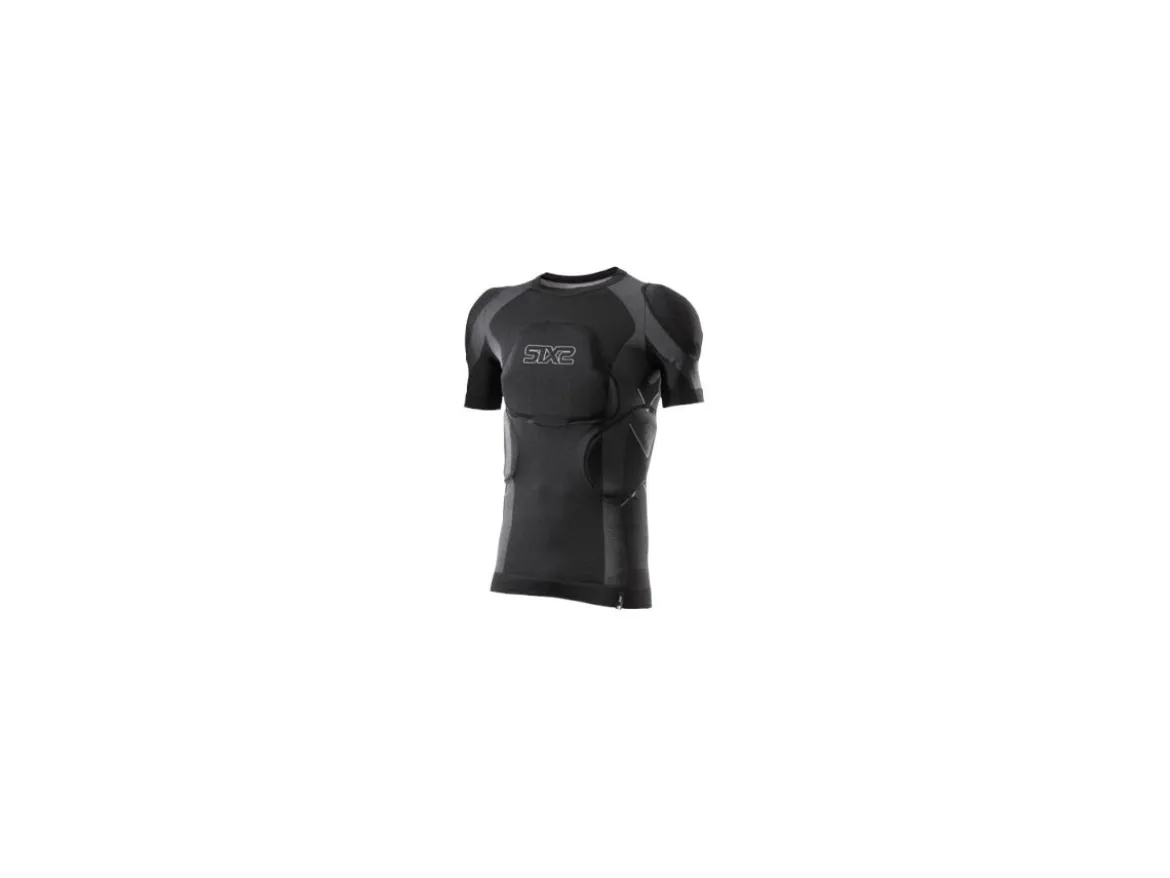 MAGLIA TECNICA A MANICHE CORTE DA MOTO CON PROTEZIONI RIMOVIBILI SIX2