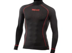 MAGLIA TERMICA A MANICHE LUNGHE CON LUPETTO E ZIP SIX2