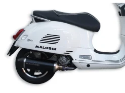 MARMITTA RX BLACK OMOLOGATA MALOSSI VESPA GTS SUPER TECH HPE 300 IE 4T LC EURO 4 2019-2020 (MA36M)